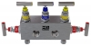 Manifold 5-Valve Remote Mount Angled Bonnet Pipe to Pipe