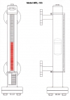 Tec-Site Magnetic Rotor Level Indicator Model MRL-103