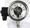 Pressure gauge with switches